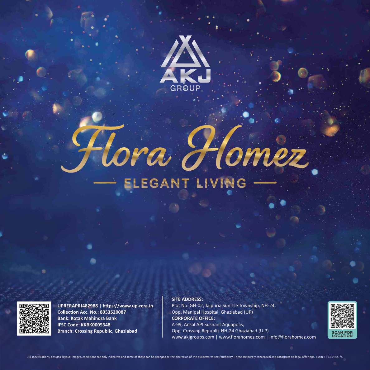 AKJ Flora Homez sales office contact information